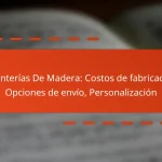 Estanterías De Madera: Costos de fabricación, Opciones de envío, Personalización